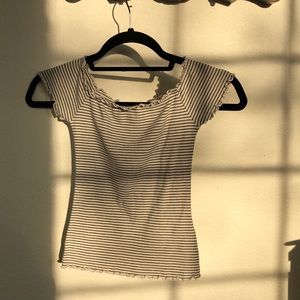 Hollister off the shoulder top